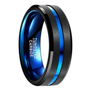 Bague Unisexe Noire et bleue Divers Vendeur Pro
